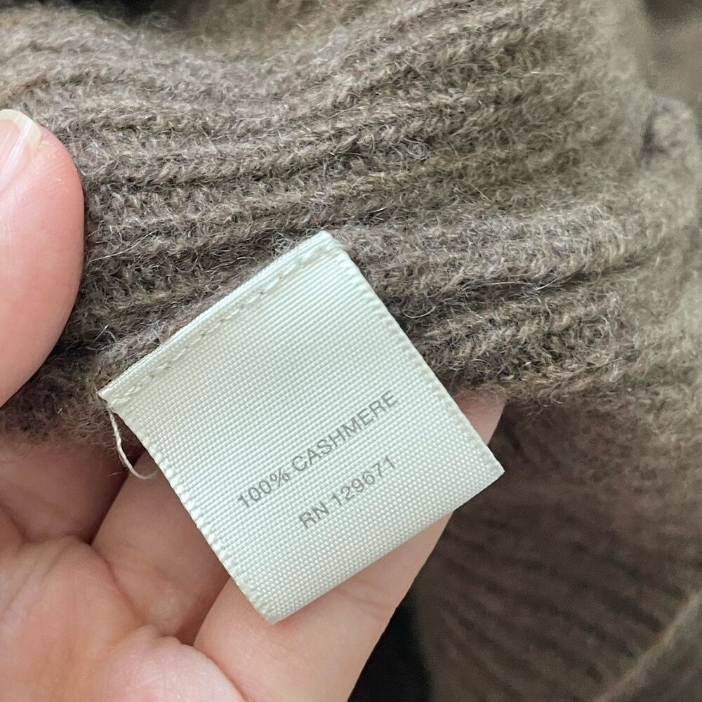 Naked Cashmere Sweater noelle turtleneck womens Brown small oversized minimalist - Picture 6 of 6
